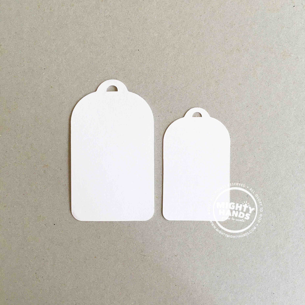 White Gift Tags / Bookmarks (20pc) – Mighty Hands
