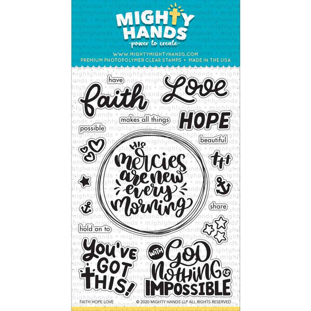 Superhero Clear Stamp Set - Christian Faith Cards & Gifts – Mighty