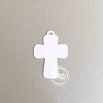 White Cross Gift Tags / Bookmarks (20pcs)