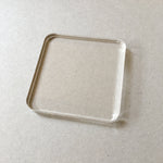 Clear Acrylic Block - Medium 7.5cm