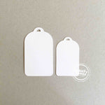 White Gift Tags / Bookmarks (Large) (20pcs)