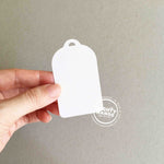 White Gift Tags / Bookmarks (Small) (20pcs)