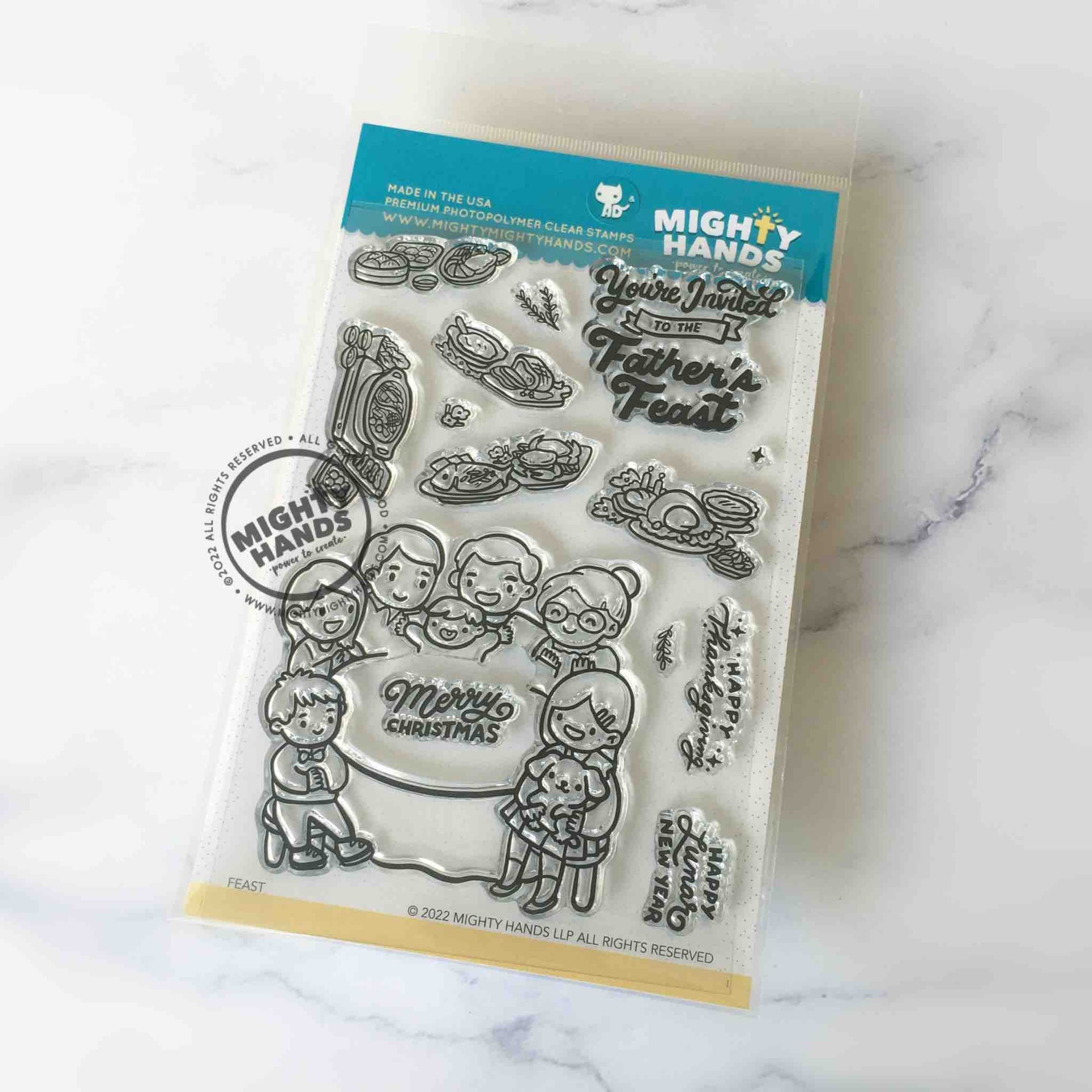 Feast Clear Stamps - Christian Cards & Gifts – Mighty Hands