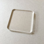 Clear Acrylic Block - Medium 7cm