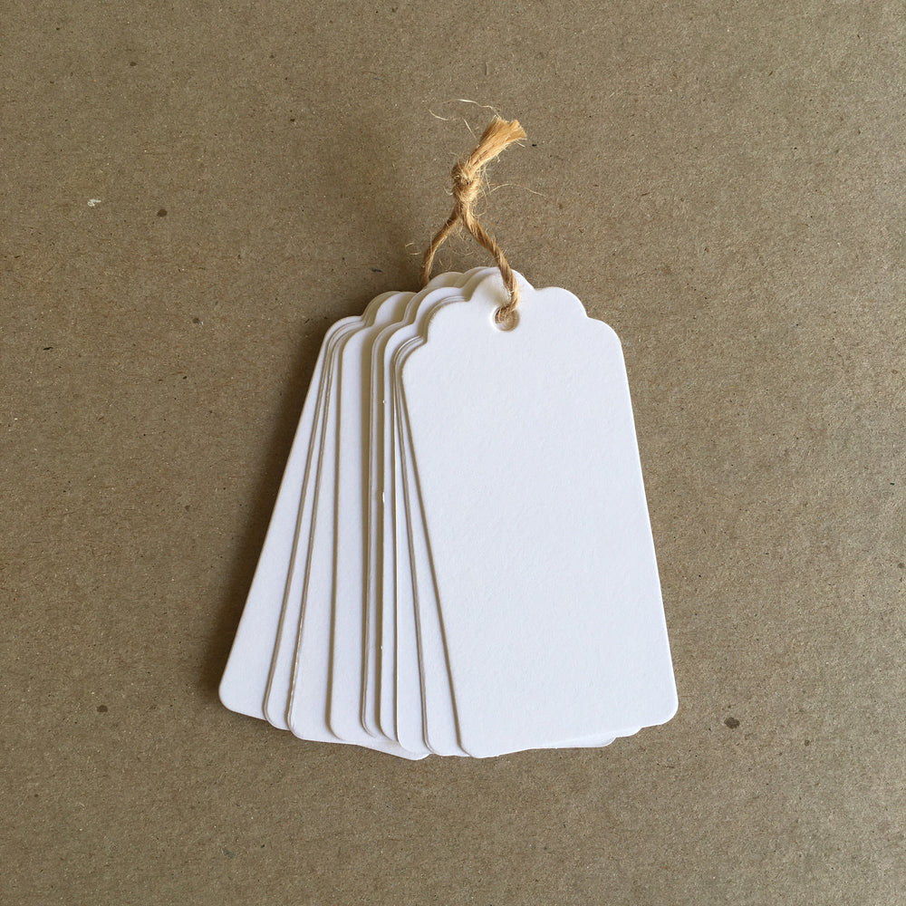 White Gift Tags / Bookmarks (20pc) – Mighty Hands