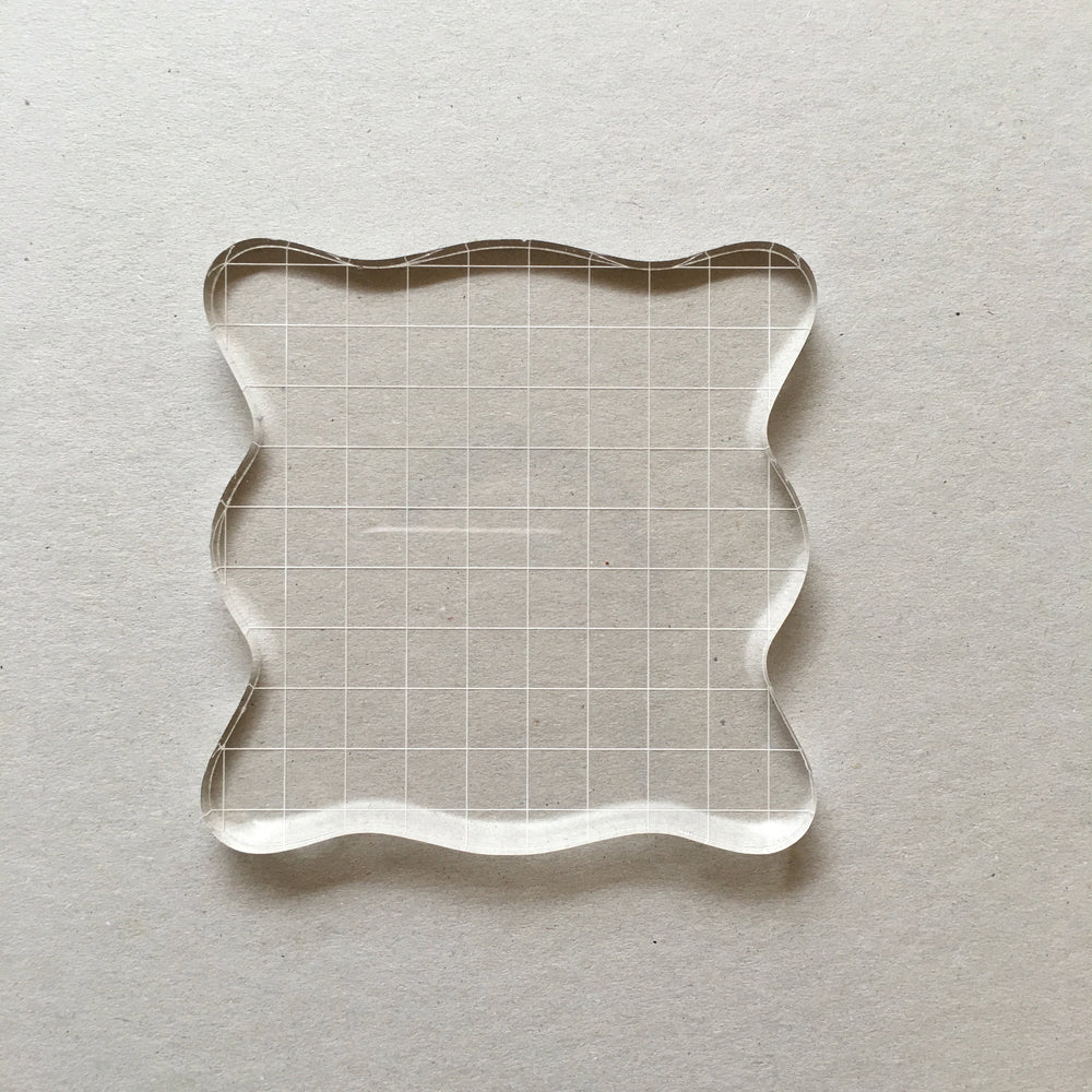 Clear Acrylic Block - Medium 7.5cm – Mighty Hands