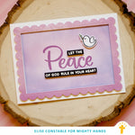 Peace Words Clear Stamps