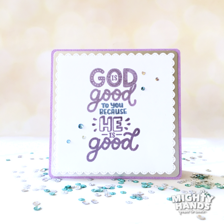 God is Good Clear Stamps
