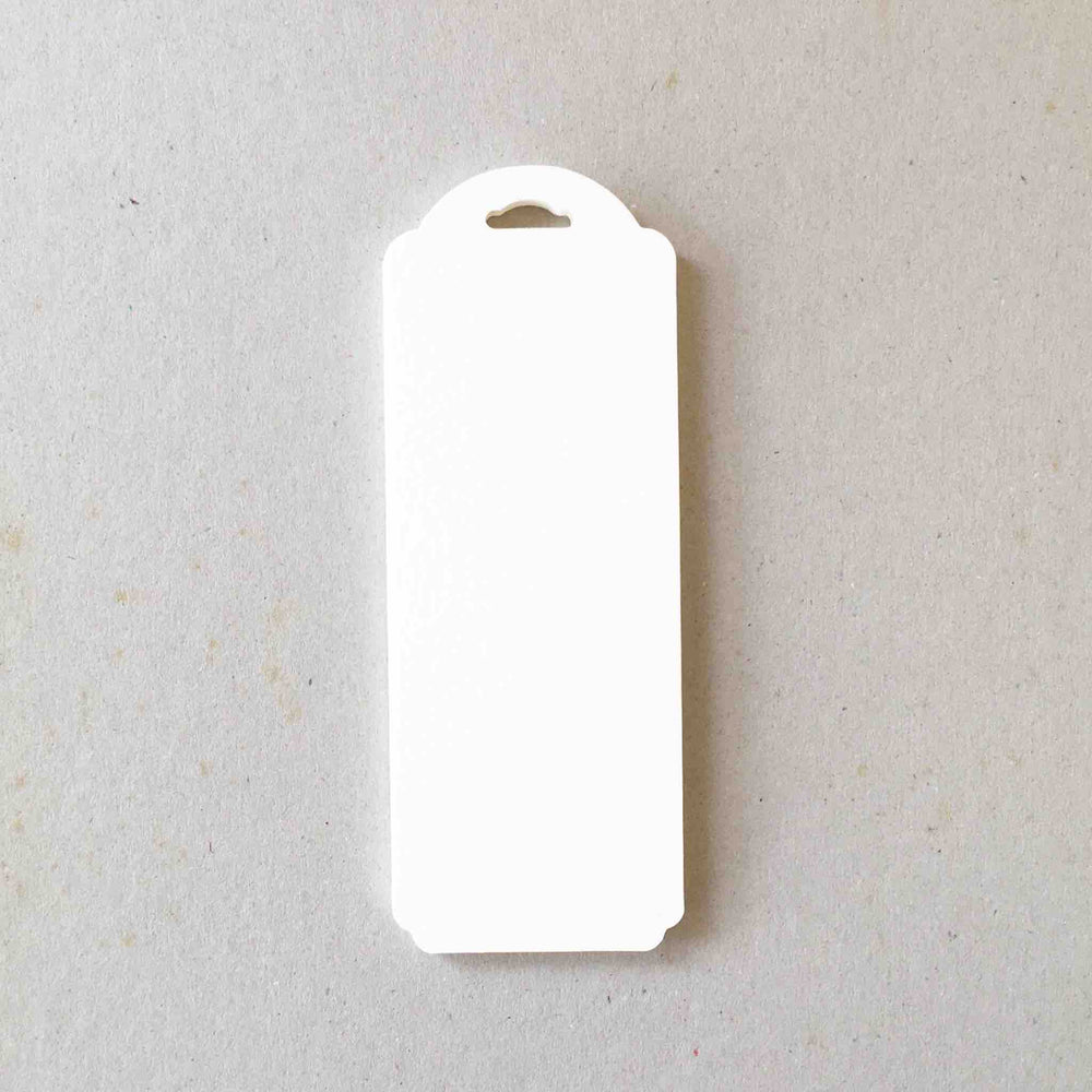 White Bookmarks - Watercolor Paper