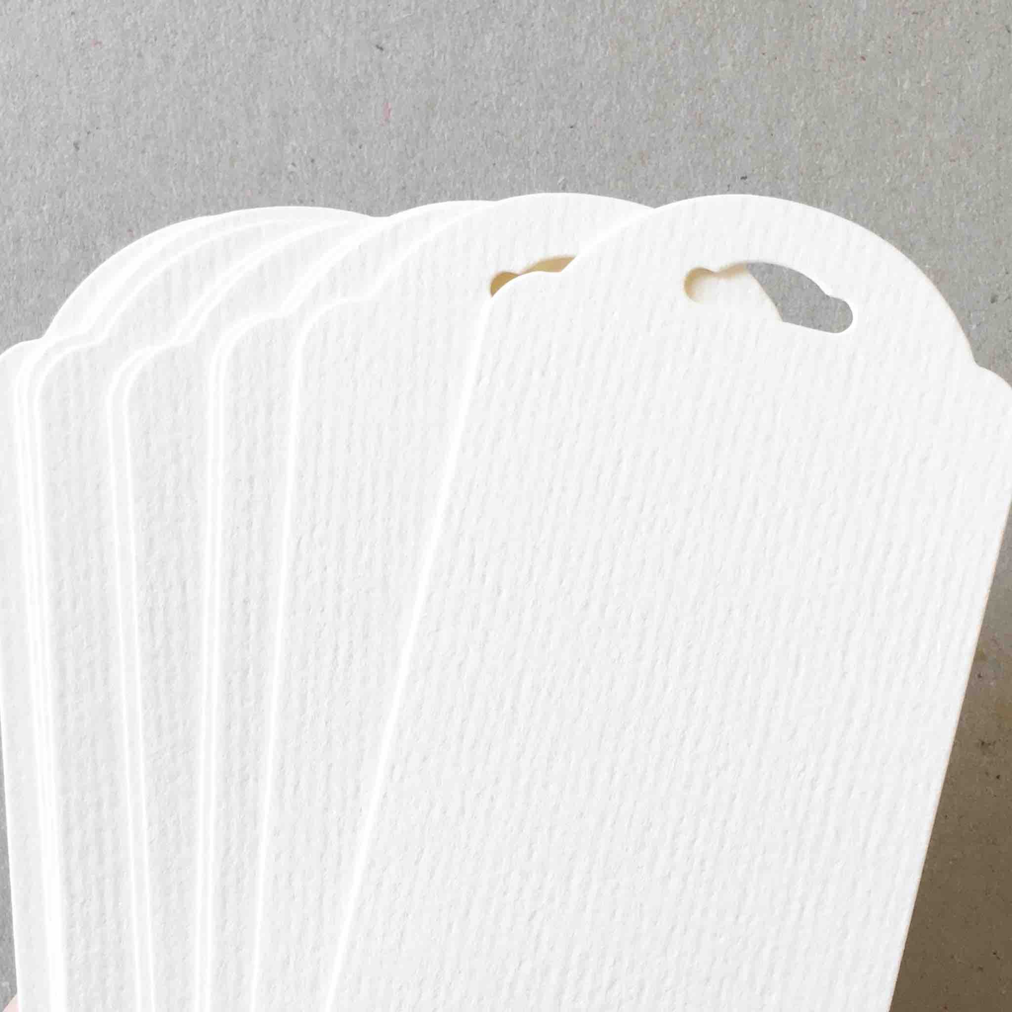 White Gift Tags / Bookmarks (20pc)