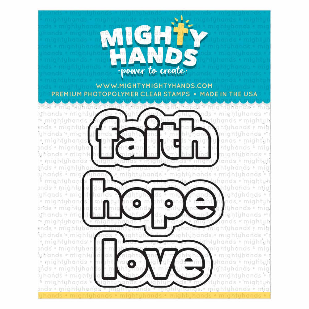Faith Hope Love Die Set