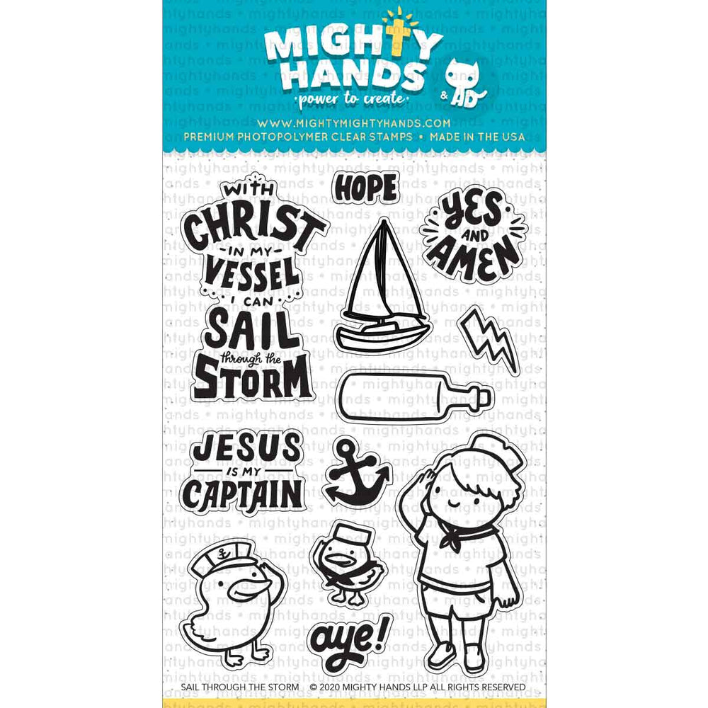 Sail Through the Storm Clear Stamps
